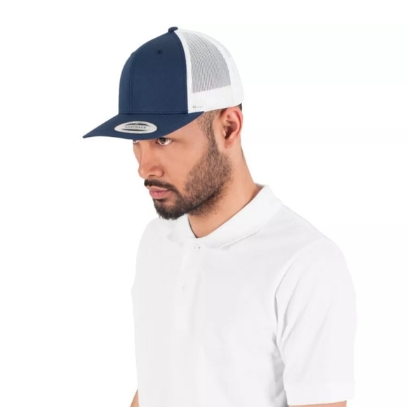 The Authentic Yupoong Adjustable Mesh Two Tone Snapback NWOT - Picture 1 of 5